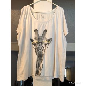 Lane Bryant Giraffe T Shirt